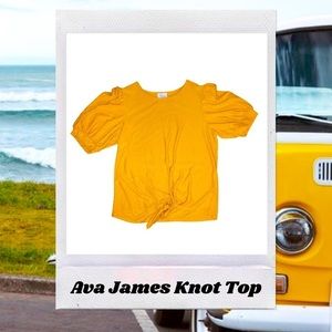 Ava James Knot Top